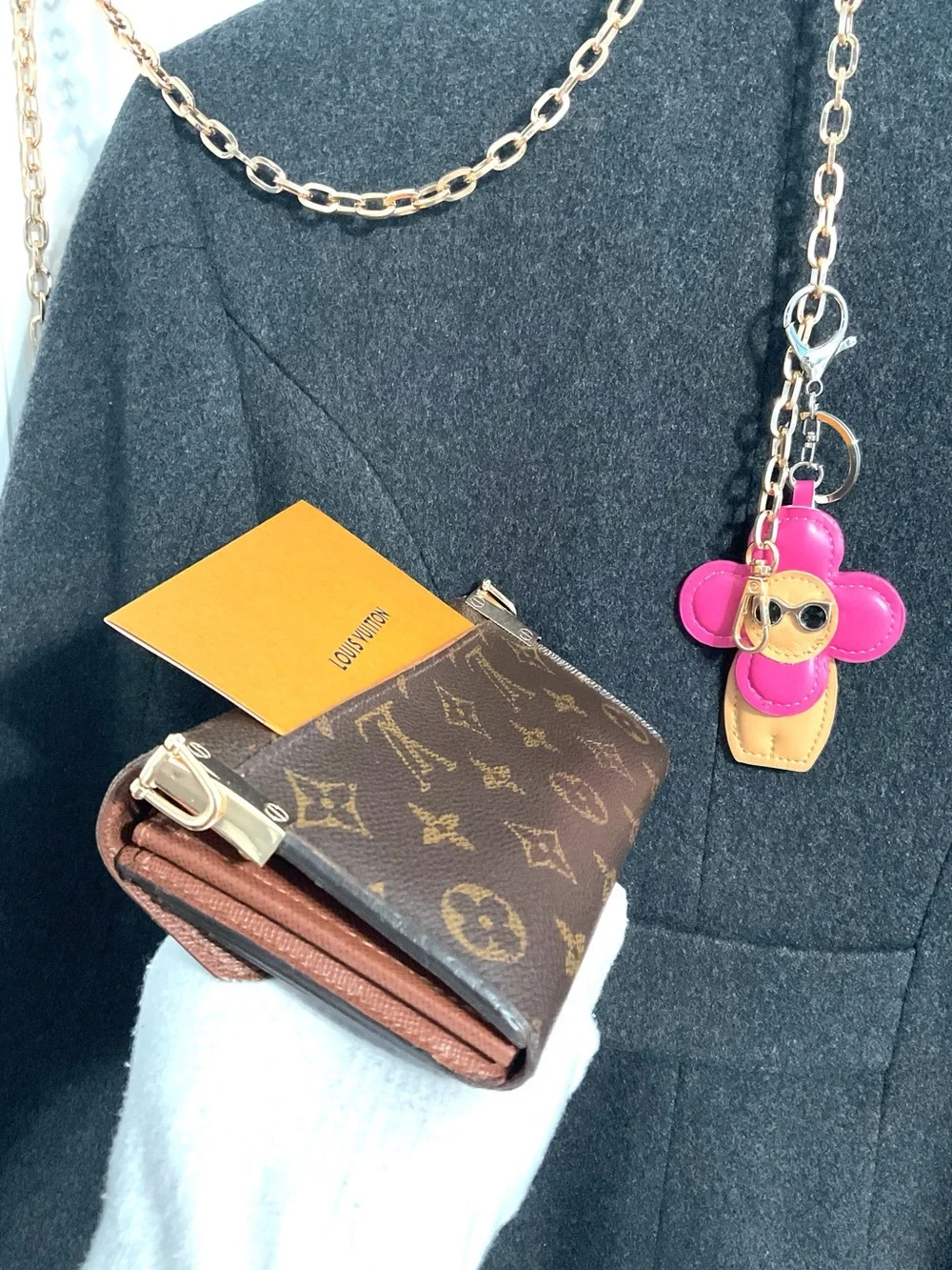 ✅AUTHENTIC LV Monogram Envelope LONG WALLET  LOUIS VUITTON